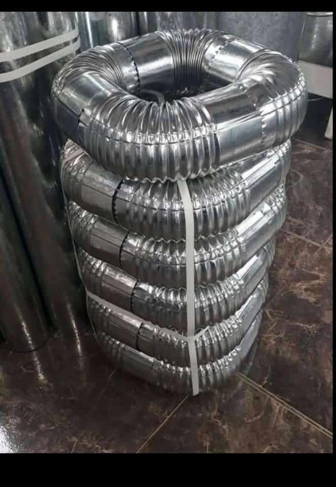 Piezas de chapa fabricadas a medida para zinguería